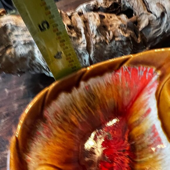 Vintage Maurice Of Calif USA Leaf-Shaped Ceramic Dish - Picture 7 of 11